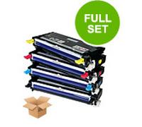 Compatible Dell 1235cn Printer Toner Cartridges (4 Pack) -593-10493 Multipack