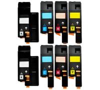 Compatible Dell 1350CNW Printer Toner Cartridges (8 Pack) -593-11144 Multipack