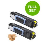 Compatible Dell 1720 Printer Toner Cartridges (2 Pack) -593-10240 Multipack