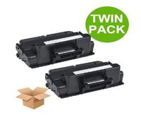 Compatible Dell 593-BBBJ Black Toners High Capacity Toner Cartridges (2 Pack) Twin Pack