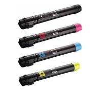 Compatible Dell 7130dn Printer Toner Cartridges (4 Pack) -593-10873 Multipack