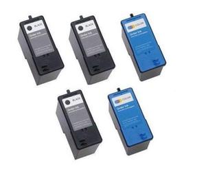 Compatible Dell A942 Printer Ink Cartridges (5 Pack) -592-10092 Multipack