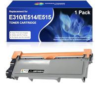 Compatible E310 Toner Cartridge Replacement for Dell E514 E515 P7RMX PVTHG 593-BBKD Toner Cartridge for E310dw E514dw E515dw E515dn Printer, (1 x Black)