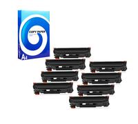 Compatible Eight Pack HP 79A Black Laser Toner Cartridges + Free Paper