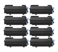 Compatible Eight Pack Kyocera TK-3410 Black Laser Toner Cartridges