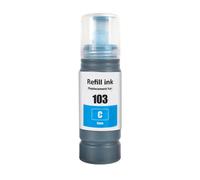 Compatible Epson 103 EcoTank Cyan Ink Bottle (C13T00S24A) - Epson EcoTank Series Ink Cartridges - Epson EcoTank L1110 Ink Cartridges