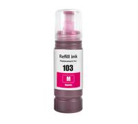 Compatible Epson 103 Ecotank Magenta Ink Bottle - (C13T00S34A) - Epson EcoTank Series Ink Cartridges - Epson EcoTank L1110 Ink Cartridges