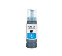 Compatible Epson 114 Cyan EcoTank Ink Bottle 70ml - C13T07B240 - Epson EcoTank Series Ink Cartridges - Cyan Ink