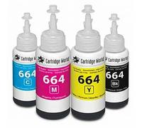 Compatible Epson 664 EcoTank 4 Colour Ink Bottle 70ml Multipack - C13T664640