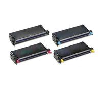 Compatible Epson Aculaser C2800N Printer Toner Cartridges (4 Pack) -C13S051161 Multipack