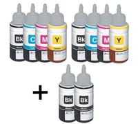 Compatible Epson EcoTank L110 Printer Ink Cartridges (10 Pack) -C13T664140 Multipack