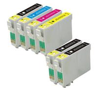 Compatible Epson MUFC Limited Edition Printer Ink Cartridges (6 Pack) -C13T18114010 Multipack
