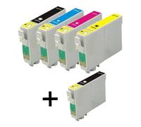 Compatible Epson Stylus D3850 Printer Ink Cartridges (5 Pack) -C13T061140 Multipack