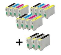 Compatible Epson Stylus DX4200 Printer Ink Cartridges (15 Pack) -C13T061140 Multipack