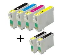 Compatible Epson Stylus DX3850 Printer Ink Cartridges (6 Pack) -C13T061140 Multipack