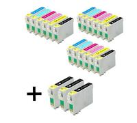 Compatible Epson Stylus Photo R220 Printer Ink Cartridges (21 Pack) -C13T04814010 Multipack