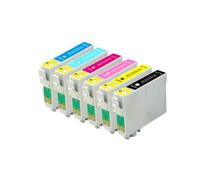 Compatible Epson Stylus Photo R230 Printer Ink Cartridges (6 Pack) -C13T04814010 Multipack