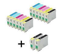 Compatible Epson Stylus Photo R330 Printer Ink Cartridges (14 Pack) -C13T04814010 Multipack