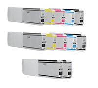 Compatible Epson Stylus Pro 9900 SpectroProofer Printer Ink Cartridges (12 Pack) -C13T636800? Multipack