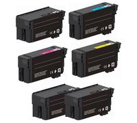 Compatible Epson SureColor SC-T3100N Printer Ink Cartridges (6 Pack) -T40D140 Multipack