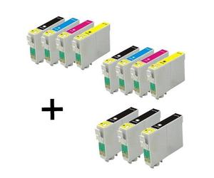 Compatible Epson T0321/4 2 Full Sets + 3 EXTRA Black Ink Cartridges (11 Pack) Multipack