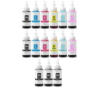 Compatible Epson T6731/6 2 Full Sets + 3 EXTRA Black Ink Bottles (15 Pack) Multipack