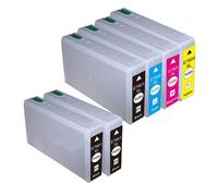 Compatible Epson WorkForce Pro WF-5690DWF Printer Ink Cartridges (6 Pack) -C13T79014010 Multipack
