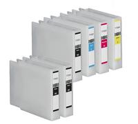 Compatible Epson T7551/4 2 Full Sets + 3 EXTRA Black Ink Cartridges (11 Pack) Multipack