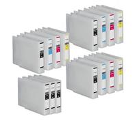 Compatible Epson WorkForce Pro WF-8590D3TWFC Printer Ink Cartridges (15 Pack) -C13T755140 Multipack