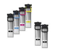 Compatible Epson WorkForce Pro WF-C5210DW Printer Ink Cartridges (6 Pack) -C13T944140 Multipack