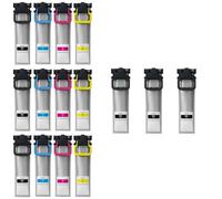 Compatible Epson WorkForce Pro WF-C5390DW Printer Ink Cartridges (15 Pack) -T11C140 Multipack