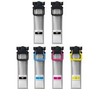 Compatible Epson WorkForce Pro WF-C5390DW Printer Ink Cartridges (6 Pack) -T11C140 Multipack