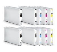Compatible Epson WorkForce Pro WF-C8190D3TWC Printer Ink Cartridges (10 Pack) -T04B140 Multipack