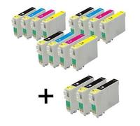 Compatible Epson WorkForce WF-2520NF Printer Ink Cartridges (15 Pack) -C13T16314010 Multipack