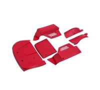 Compatible Fall Resistance Body Shell Set Compatible with 1 5 Scale 5ive T Rofun Rovan Lt King Motor X2 RC Car Parts Without Roll Cage(Red)