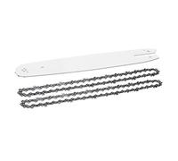 Compatible for 018, MS180, MS181-14 Inch Chainsaw Guide Bar with 3/8 LP Pitch, 50 Drive Link Saw Chain, Power Tool Accessories(with 2 Saw Chain)