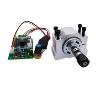 Compatible for 1 Suit DC Motor 775-12V/24V 15000R PWM DC Controller, ER11 Chuck 5mm/Spring Chuck 3.175mm, Spindle Motor Bracket 45mm RS775(Light Yellow)