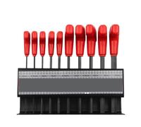 Compatible for 10pc Metric Or Inch Handle Hex Key Wrench Tool with Convenient Storage Stand(10 pcs Metric)