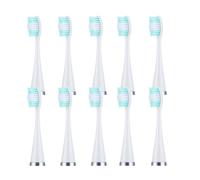 Compatible for 10pcs/lot Toothbrush Heads Replacement(White)