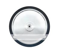 Compatible For 14"x2" Solid Rubber Contact Wheel 90A 70A 55A 350x50mm Belt Grinder Sander Tracking Idler(6201 installed 12mm,90A Hard)