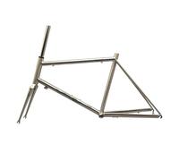 Compatible For 22'' DR-451 Mini Road Highway Frameset 520 SteelsClassicCr-Mo Silver Frame Bicycle Parts(Purple,44cm)
