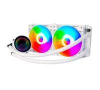 Compatible for 240mm AIO CPU Cooler | ARGB PWM pump fans with lighting controller for 240mm liquid CPU cooler(240ARGB-W)