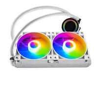 Compatible for 240mm AIO CPU Cooler | ARGB PWM pump fans with lighting controller for 240mm liquid CPU cooler(240RGB-W)