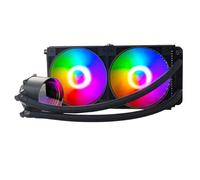 Compatible for 240mm AIO CPU Cooler | ARGB PWM pump fans with lighting controller for 240mm liquid CPU cooler(240RGB-B)