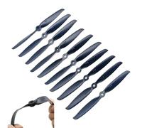 Compatible for 2450 Motor 10/20pcs 6040 6x4 Nylon Propellers for Fixed-Wing RC Airplane Models(6040 20 pcs black)