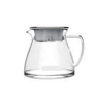 Compatible for 360ml/600ml Glass Carafe Coffee Pot Pour Over Server with Dot Scale Kettle Coffeeware Teaware Sharing(360ml)