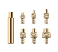 Compatible for 3D Printers 100sets Hot Melt Insert Nuts, Iron Tip Brass Embedded Kit(Type A-Insert Nut,200 sets)