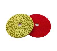 Compatible for 4" Polishing Pad 10P | 10-piece 4-step 100mm wet flexible diamond pad for marble and granite WPD06(4)