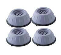 Compatible For 4pcs Anti Vibration Slipstop Raiser Mat | Rubber feet pads for washer dryer, non-slip, dampen vibration, protect floor, raise height