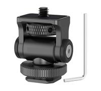 Compatible For 5"/7" Field Monitor - 180° Tilt Adjustable Mount With Cold Shoe Base & 1/4" Screw